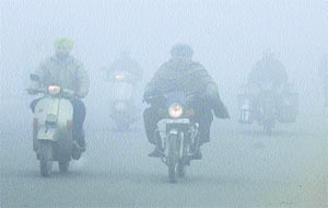 Jalandhar residents woke up to a hazy morning on Wednesday.