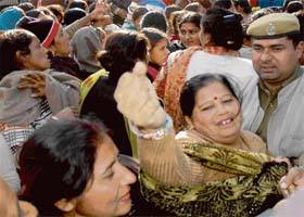 Anganwadi workers clash with policemen at Sector 17 in Chandigarh