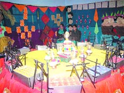 Articles prepared by DAV Public School students displayed at a craft exhibition in Amritsar.