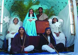 A procession was carried out by the Holy Rosary Church to mark the Christmas celebrations in Bathinda on Sunday. 