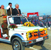 Lt.Governor Tejendra Khanna at the function of Bharat Scout and Gides 'Special Centenary Jamboree-2007, at Burari Grounds on Wednesday.