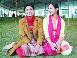 Sheetal Dhawan (left) and Jasleen Kaur. 