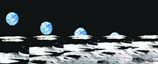 Earth in the sky: Our home floats in space in deceptive serenity.
