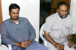 A file photograph of NRI Veerharinder Singh and his father Inderjit Singh.