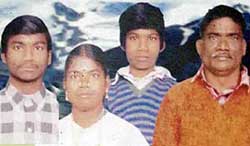 A file photo of (from left) Kalimurthi, Mani, Vangeshar and Karpan