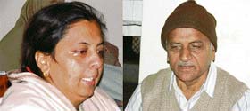 Rajesh Aroras sister and father mourn his death at their residence in Ambala City
