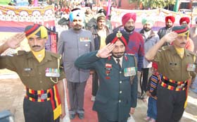 Tributes paid to Lance Naik Paramjeet Singh on his sixth death anniversary at Surakhpur village in Kapurthala on Thursday.
