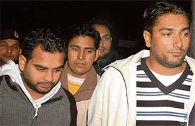 The accused of Barista firing in Chandigarh