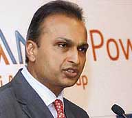 ADAG chairman Anil Ambani speaks at a press conference in New Delhi on Sunday.