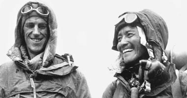 This is what Edmund Hillary said on the way back after he and Nepalese guide Tenzing Norgay (right in this file photo) reached the summit of Everest on May 29, 1953, standing atop a peak that had defied mountaineers for decades.
