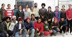 The Punjab badminton squad that left for Panchkula to take part in the National School Games to be held from January 15 to 20.