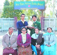 The science model has been prepared by Raviraj Seal and Sahil Mahajan of Shri Ram Ashram Public School.