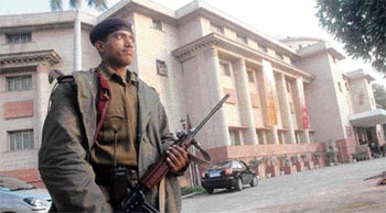 The National Museum in Delhi looks more like a fortress