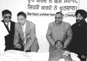A health mela organised at Hoshiarpur recently was a big draw.