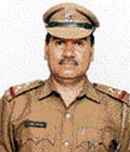 Manoj Kumar, Platoon Commander, Haryana Home Guards, who has been awarded the Presidents medal for meritorious service
