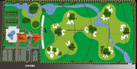 The proposed golf range in Mohali.