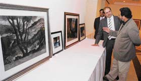Visitors at an exhibition organised in Ludhiana