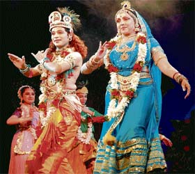 Hema Malini dons the mantle of an enchantress at Leisure Valley in Sector 10, Chandigarh