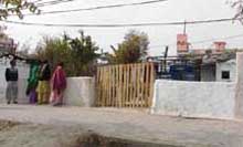 The disputed land at Dr Ambedkar Colony at Rishi Nagar in Ludhiana.