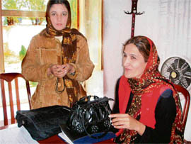 Fashionable appearance speaks of a new attitudinal change among women in the hinterland of Afghanistan