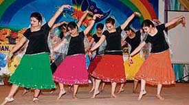 Medicos perform dance on the condluding day of Ectopia-2008 at DMCH in Ludhiana on Saturday