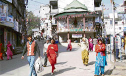free Gandhi Chowk after the new traffic regulations were made operational.