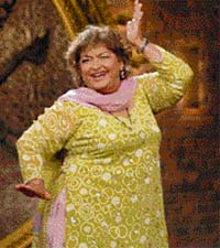 Saroj Khan takes part in a TV reality show