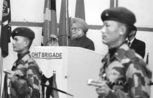 The Prime Minister in Arunachal Pradesh.
