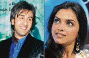 Ranbir Kapoor and Deepika Padukone