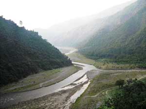 The new site for Renuka Dam near Mohtu village, proposed by the residents.