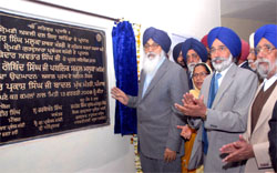 The first SGPC school being inaugurated by CM Parkash Singh Badal at village Maluka in Bathinda