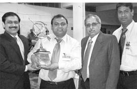 Winners of the QualTech Award in Mohali on Friday.