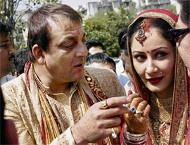 Sanjay and Manyata... an affair to remember
