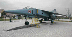 The MIG-23 is a star attraction at the Science City.