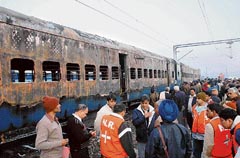A file photo of the Samjhauta Express on which 68 passengers were killed in blasts on February 18, 2007