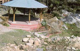 Owing to a poor upkeep, Choudhry Hari Ram Children Park at Matour beside the Manuni khad on the Pathankot highway has turned into a garbage dump.