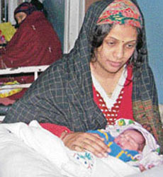 This is Chetna Kumaris story. She was admitted to Zonal Hospital, Mandi. The conditions in the hospital were so disabling that, on February 10, she delivered her bundle of joy in a toilet...
