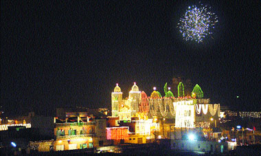 Buta Mandi area of Jalandhar was decked up like a bride to mark the birth anniversary of Guru Ravidass on Thursday. 