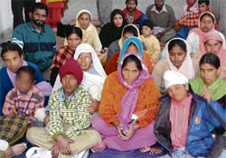 HIV positive women who have formed a self-help group at Anandpur Sahib.