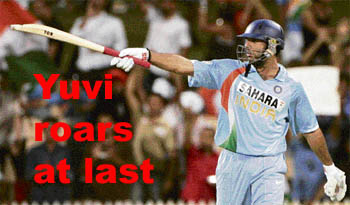 After a prolonged lean patch, Yuvraj Singh finally got going Down Under. He smashed a match-winning 76 against Sri Lanka, brightening Indias chances of reaching the tri-series finals.