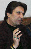 Mangal Dhillon addresses a press conference in Ludhiana on Tuesday.