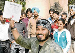 Manpal Singh got his degree from Government Art College, which was denied to him for long, after he threatened to strip on the campus