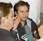 Dr Jeevan, allegedly involved in the kidney scam, is produced in the CBI court in Ambala on Friday.