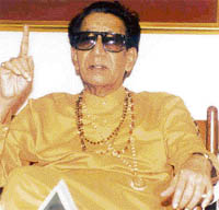 Bal Thackeray, founding-father of the Shiv Sena, is an admirer of Adolf Hitler