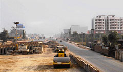 High-rise buildings have come up along the Zirakpur-Dera Bassi road near the flyover.