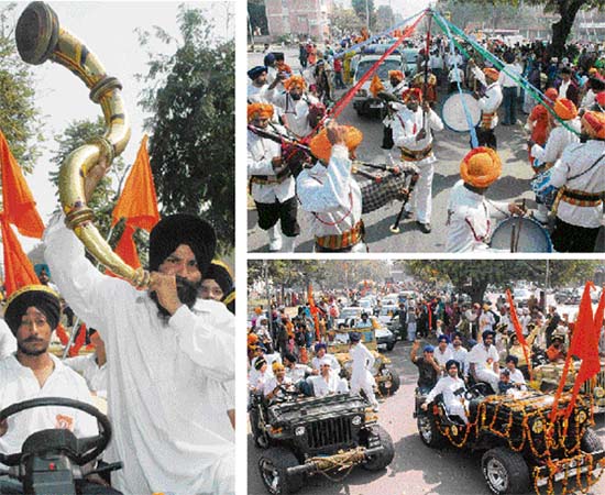 The Jagriti Yatra passes through Sector 22, Chandigarh