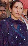 MTP Kamaljit Kaur supervises the demolition operation.