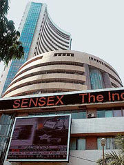 The Bombay Stock Exchange benchmark Sensex on Friday tumbled by nearly 566 points, the second biggest fall this month, to close at 15,975.52.