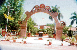 As a mark of respect to Field Marshal K.M. Cariappa, his bust has been installed at the Golden Jubilee gate at the Guards Regimental Centre, Kamptee.