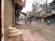 Shops and other business establishments remained closed in Gurgaon tehsil on Tuesday in accordance with a decision taken by the state government.